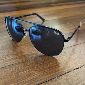 Quay Australia Vivienne Aviator Sunglasses